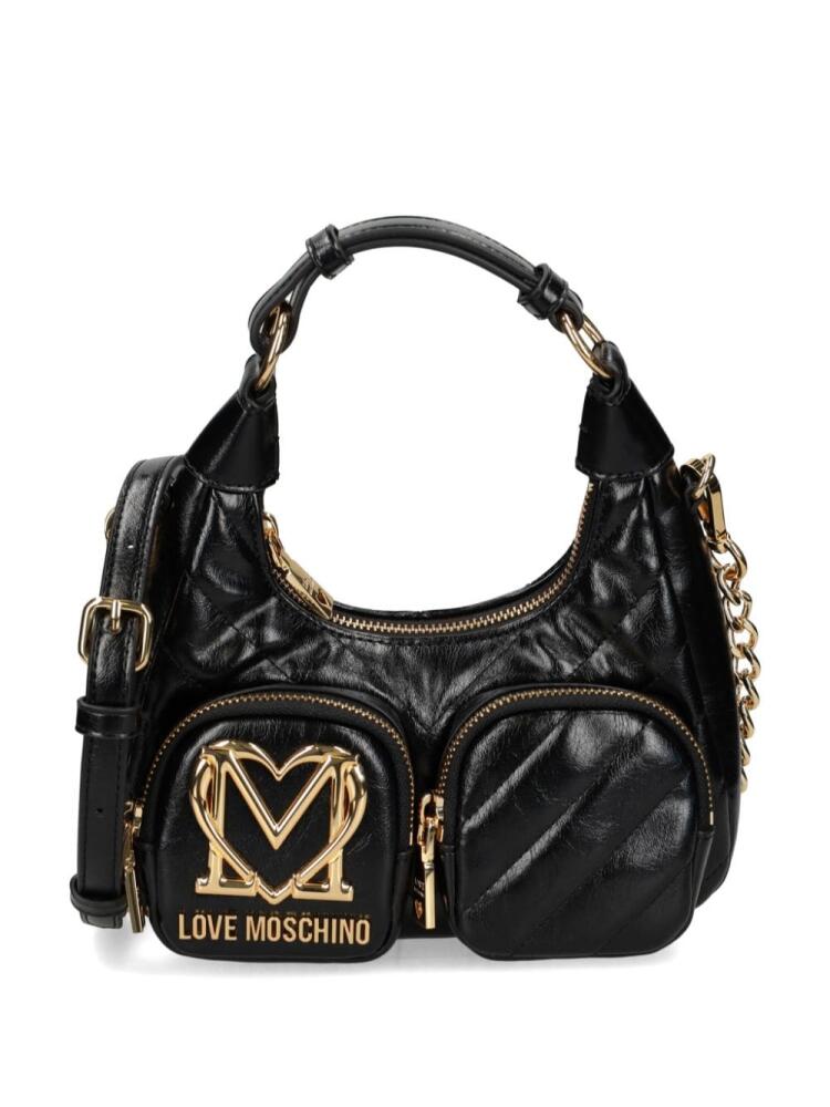 Love Moschino quilted tote bag - Black Cover