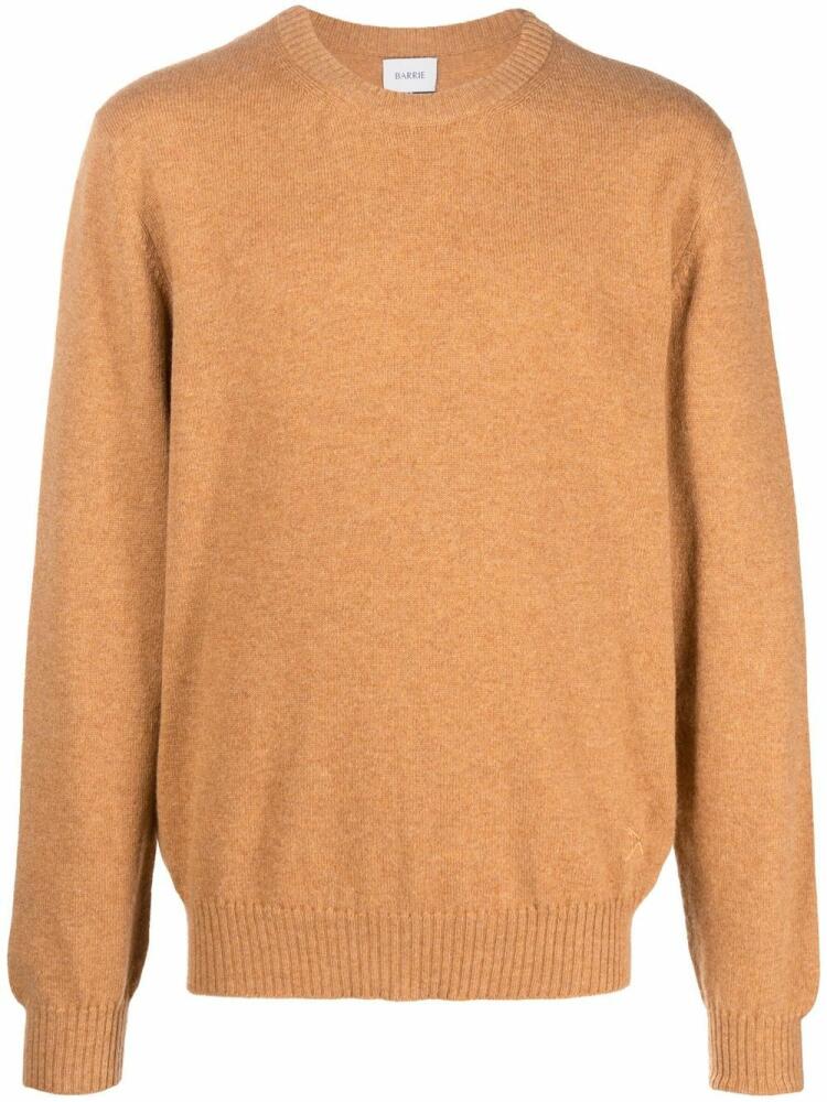 Barrie Round neck cashmere sweater - Brown Cover