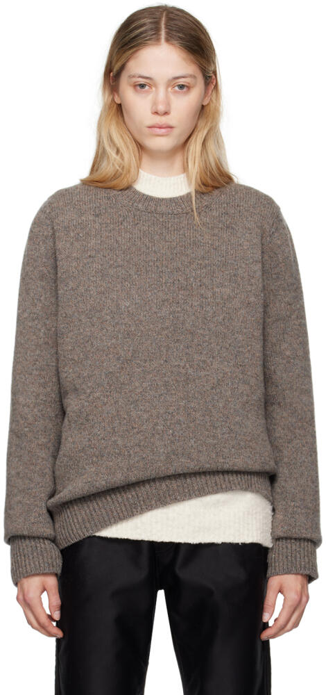 Maison Margiela Gray Shetland Wool Sweater Cover