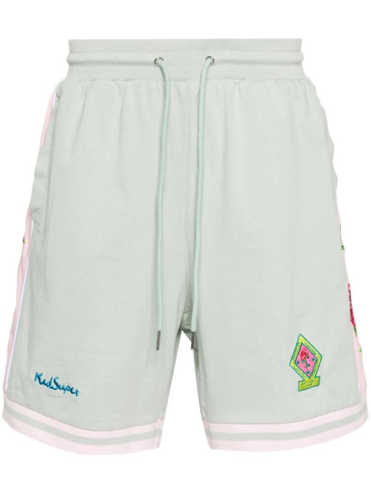 KidSuper Brooklyn Botanics cotton shorts - Pink Cover