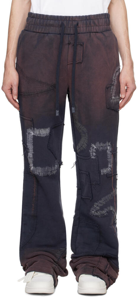 Who Decides War Navy Vintage Sweatpants Cover