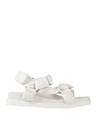 Doucal's Woman Sandals White Leather Cover