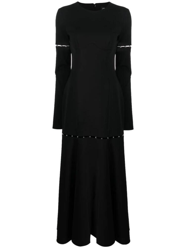 Del Core cut-out maxi dress - Black Cover