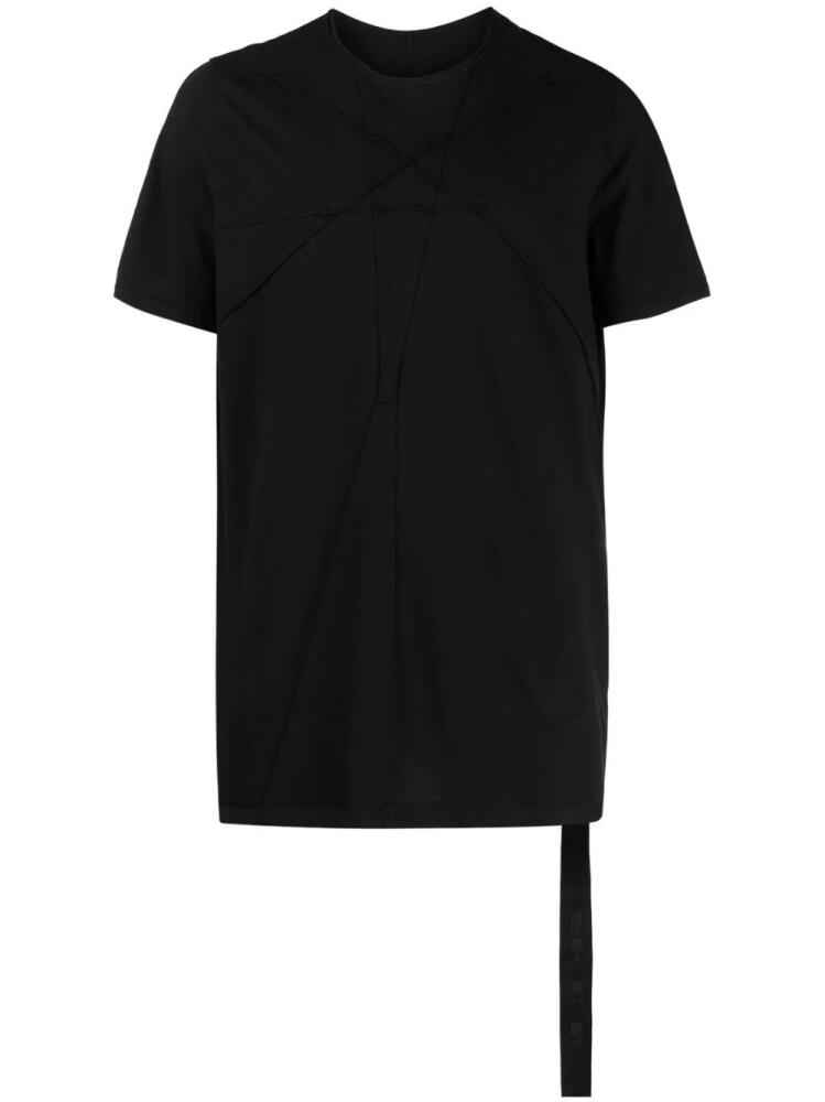 Rick Owens DRKSHDW exposed-seam organic cotton T-shirt - Black Cover