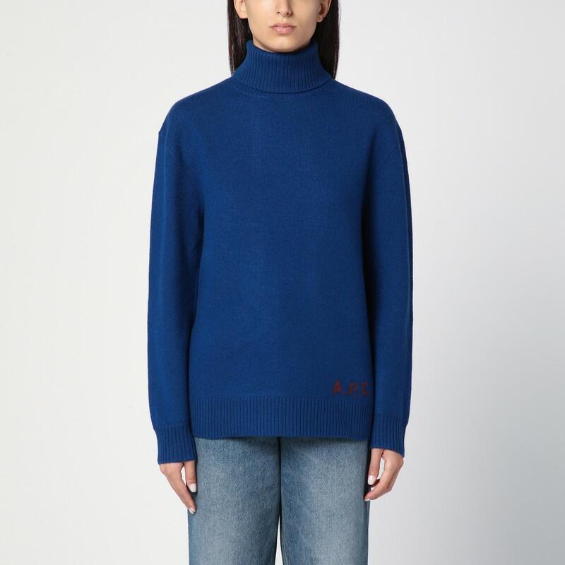 A.P.C. Blue wool turtleneck sweater Cover