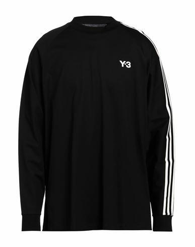 Y-3 Man T-shirt Black Cotton, Elastane Cover