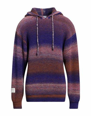 Family First Milano Man Sweater Purple Polyacrylic, Wool Cover