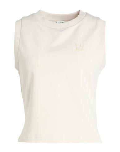 Puma Infuse Slim Tank Woman Top Cream Cotton, Polyester, Elastane Cover