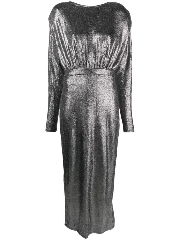 Gestuz EiraGZ metallic maxi dress - Silver Cover