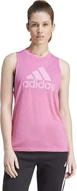 adidas Future Icons Winners 3.0 Tank Top (Pulse Magenta Melange/White) Women's Clothing Cover