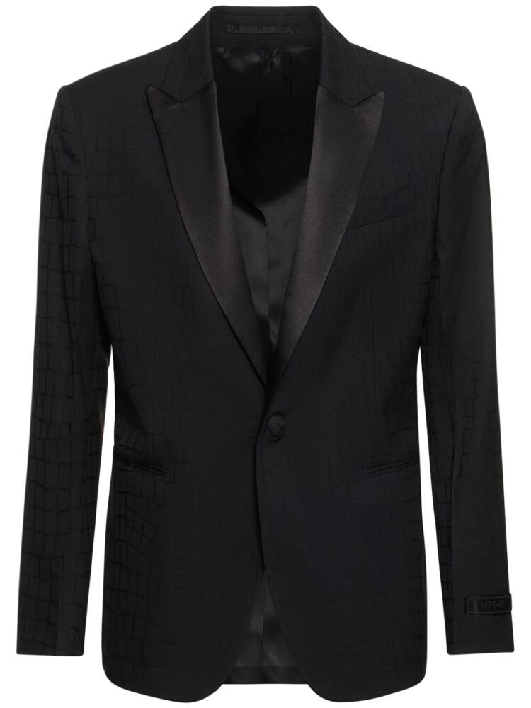 VERSACE Evening Wool Jacket Cover