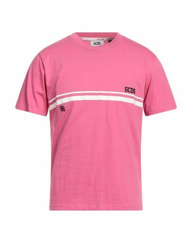 Gcds Man T-shirt Pink Cotton Cover