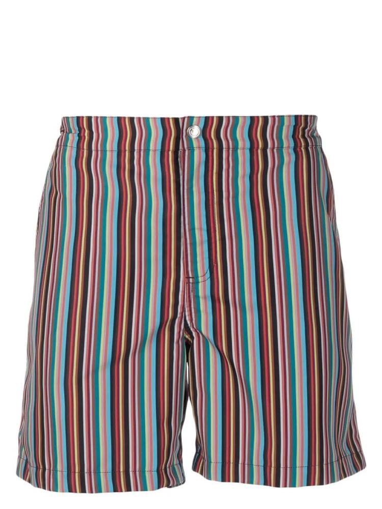 Paul Smith striped swim shorts - Blue Cover