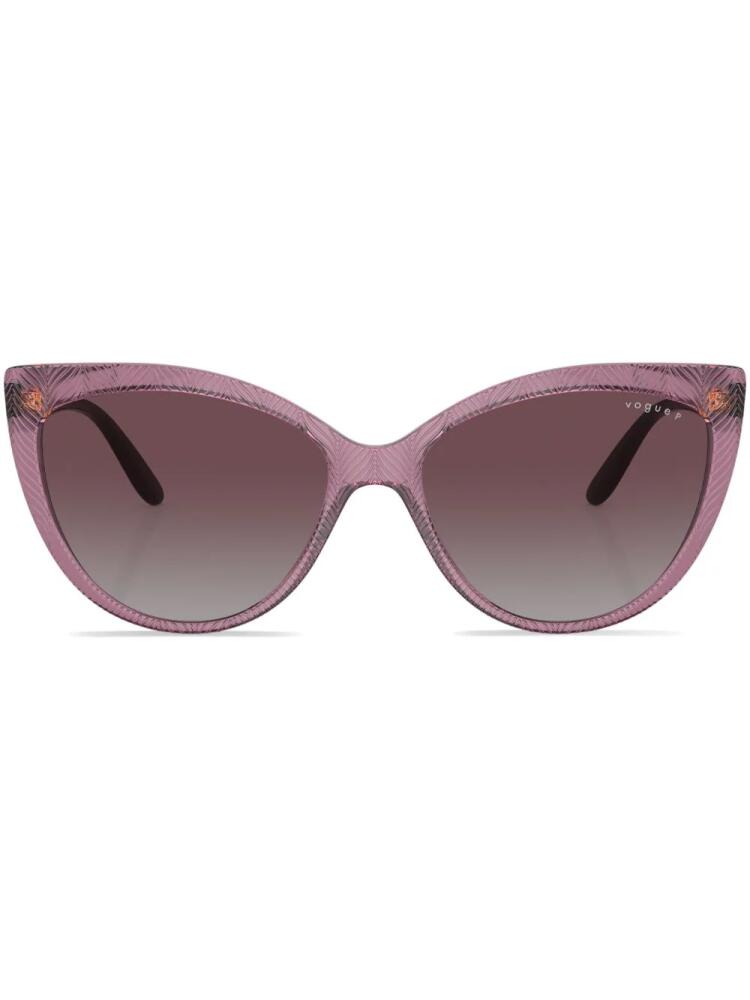 Vogue Eyewear gradient-lenses cat-eye sunglasses - Purple Cover