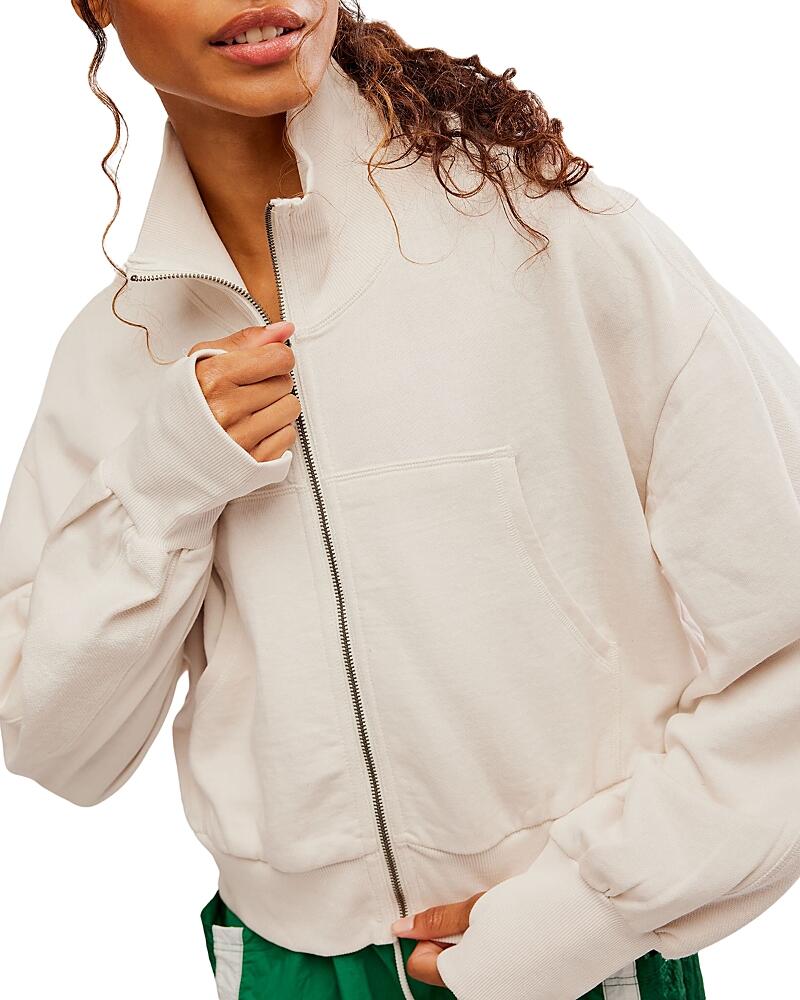 Free People High Jump Zip Up Sweatshirt Cover