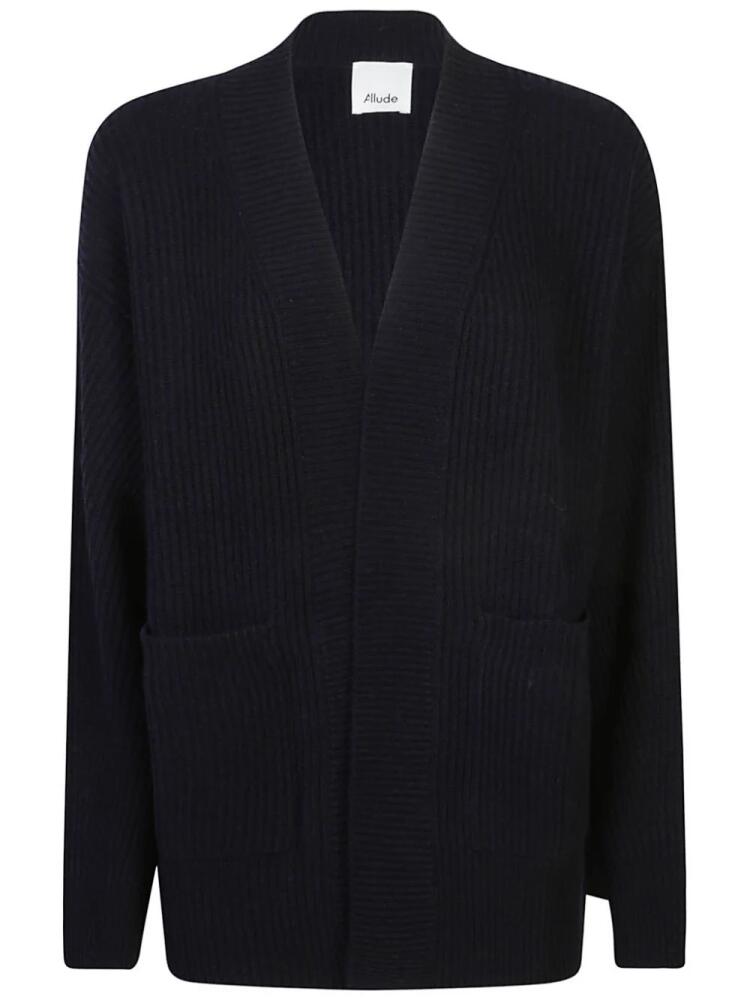 Allude ribbed-knit cardigan - Black Cover