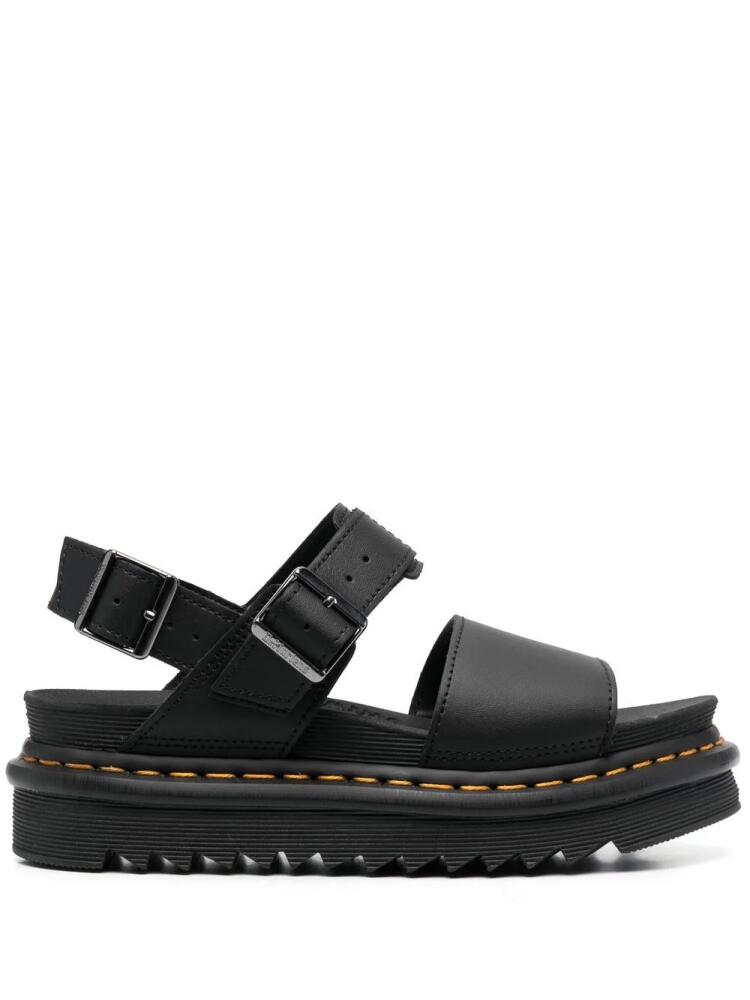 Dr. Martens Voss platform leather sandals - Black Cover