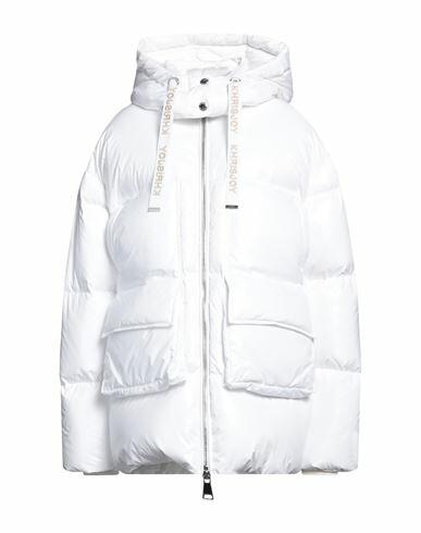 Khrisjoy Woman Puffer White Polyamide Cover