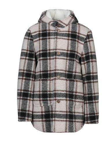 Daniele Alessandrini Man Coat Light grey Polyester, Wool, Acrylic Cover