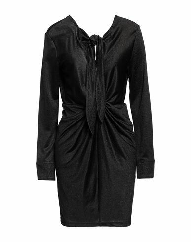 Isabelle Blanche Paris Woman Mini dress Black Acrylic, Modal Cover