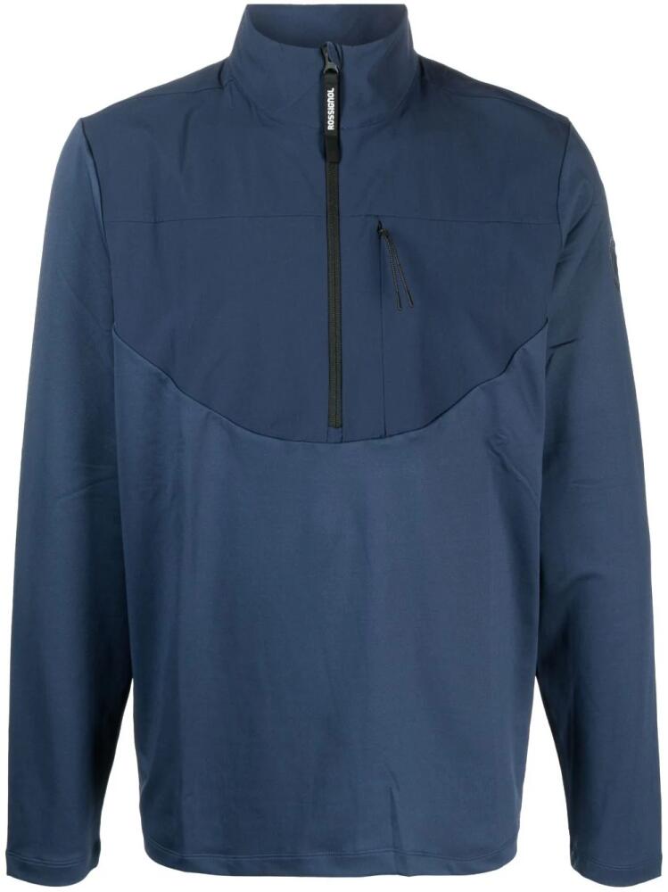 Rossignol lightweight half-zip sweatshirt - Blue Cover