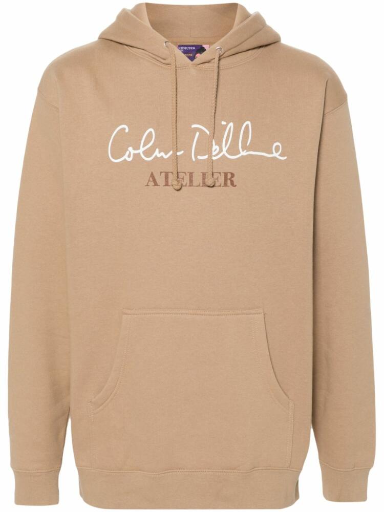 KidSuper Colm Dillane cotton-blend hoodie - Neutrals Cover