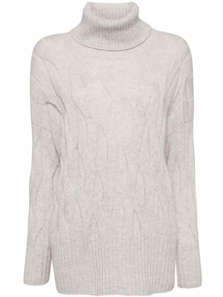 N.Peal Myla cashmere cardigan - Neutrals Cover