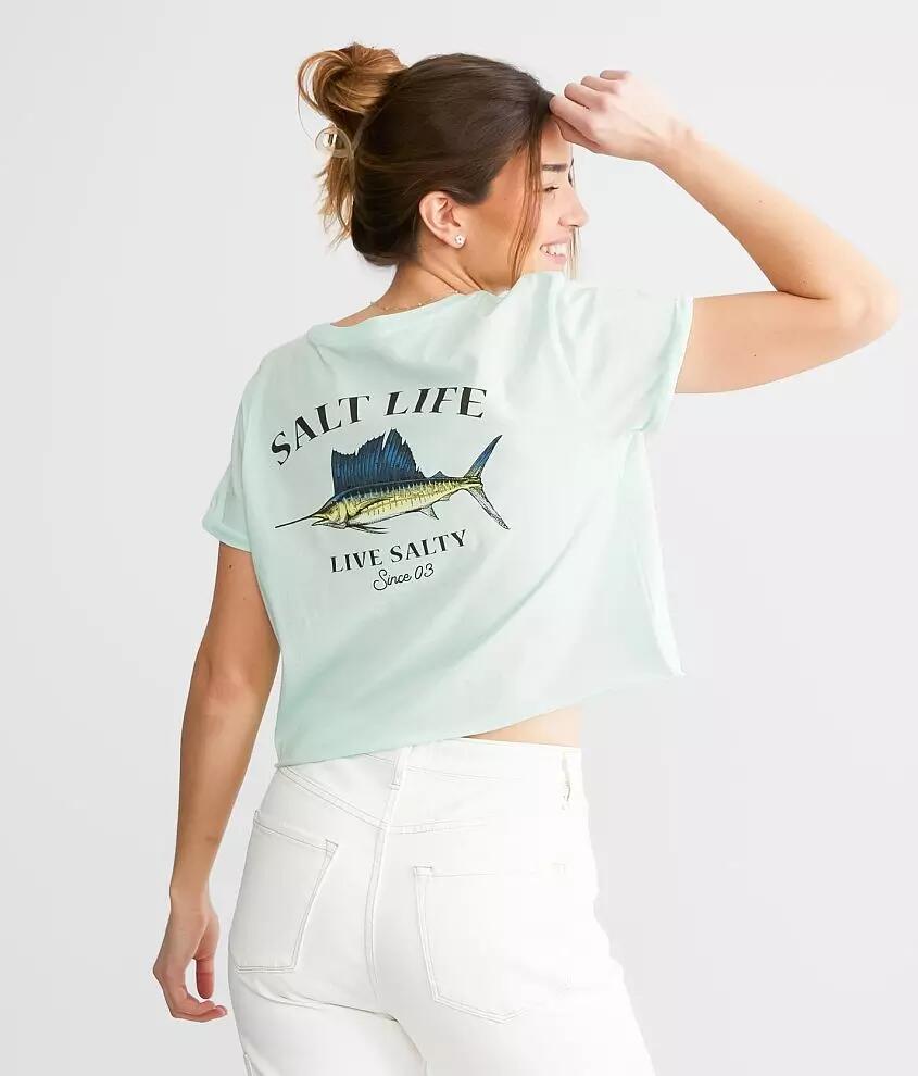 Salt Life Quest Cropped T-Shirt Cover