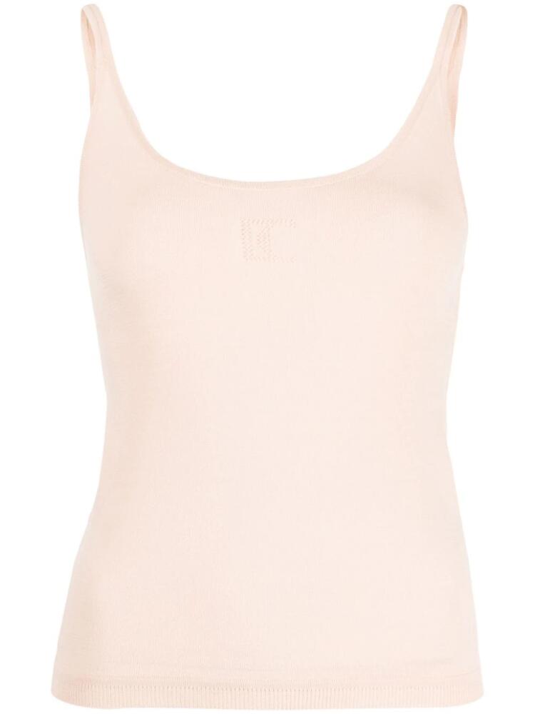 Low Classic logo-perforated tank top - Pink Cover