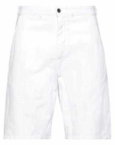 Department 5 Man Shorts & Bermuda Shorts White Cotton, Linen Cover