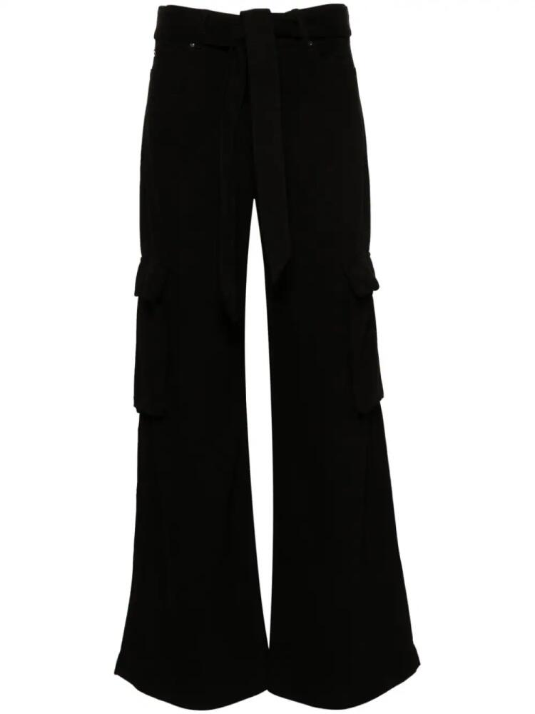 7 For All Mankind wide-leg trousers - Black Cover