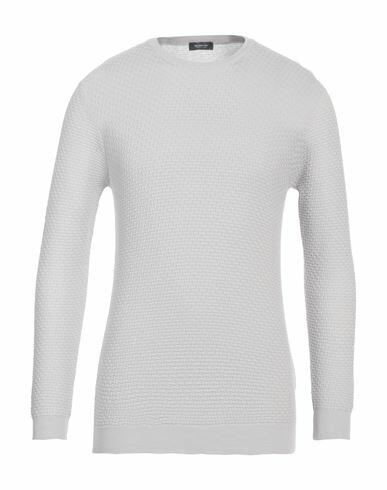 Rossopuro Man Sweater Light grey Cotton Cover