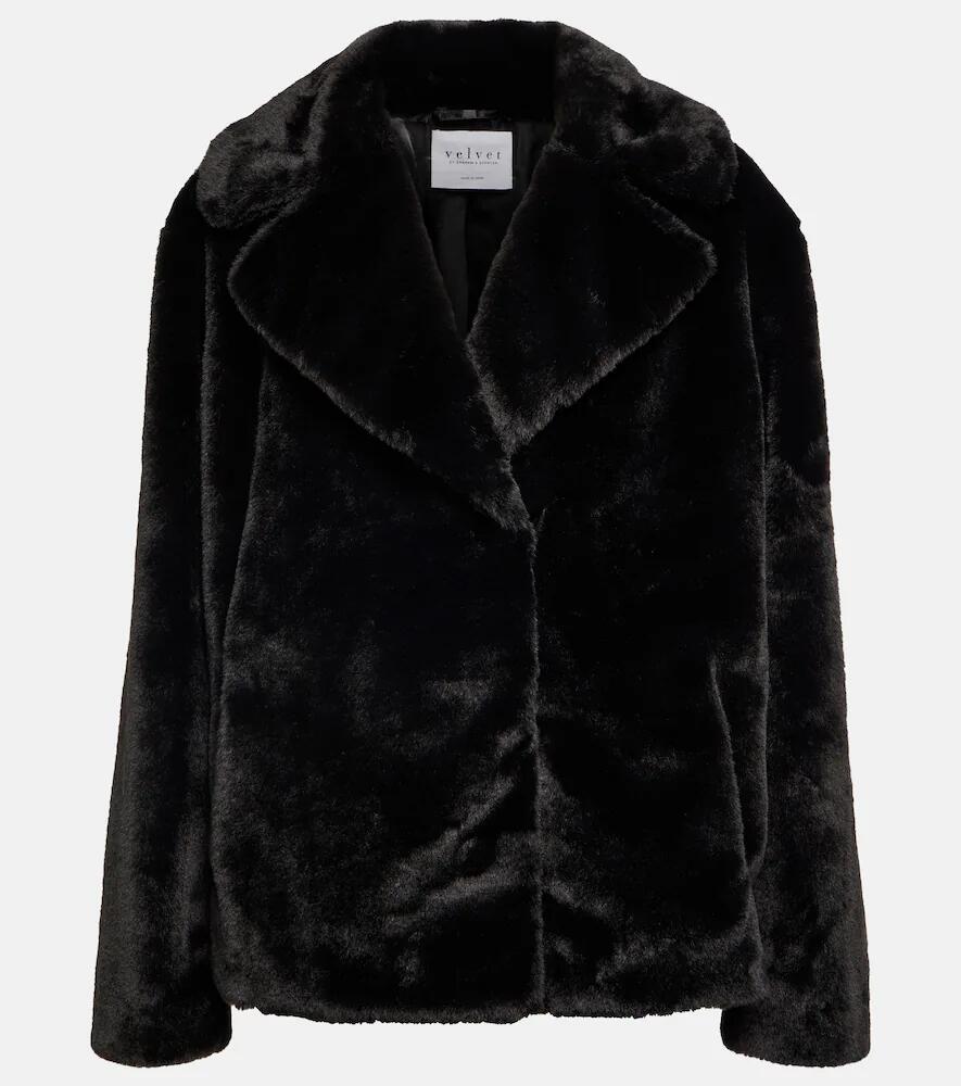 Velvet Raquel faux fur coat Cover