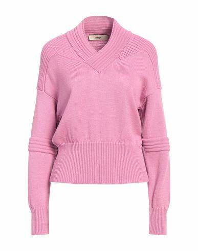 Akep Woman Sweater Fuchsia Merino Wool, Acrylic Cover