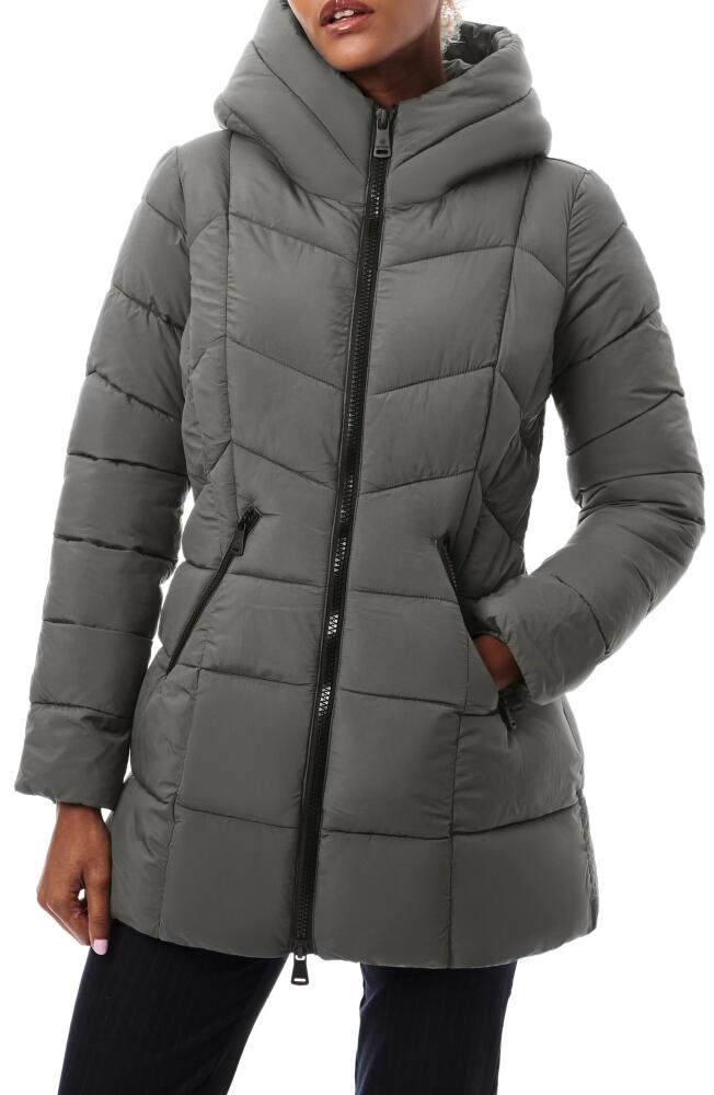 Bernardo Hooded Water Resistant Puffer Jacket in Metropolite Cover