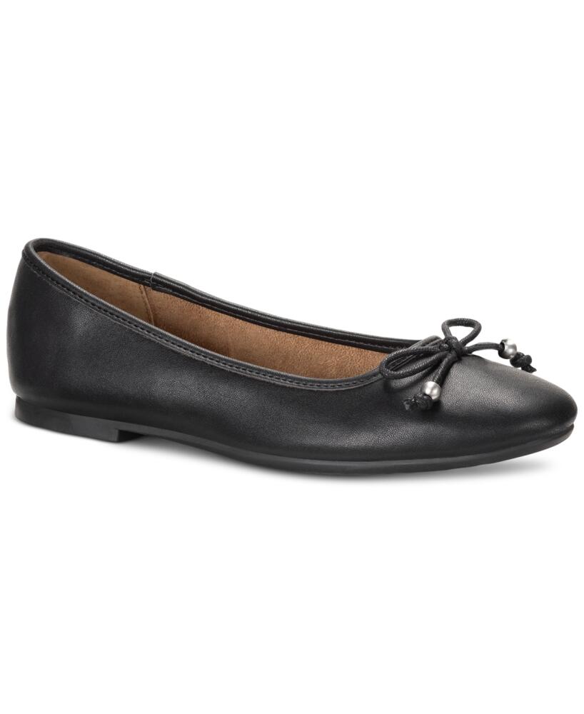 Style & Co Women's Monaee Bow Slip-On Ballet Flats, Created for Macy's - Black Cover