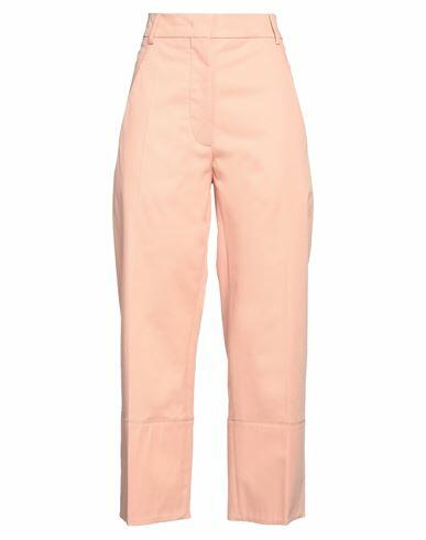 Cedric Charlier Woman Pants Apricot Cotton, Elastane Cover