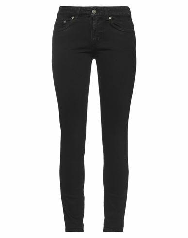 Dondup Woman Jeans Black Cotton, Elastane Cover