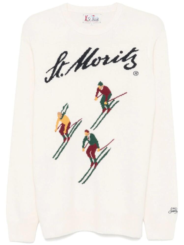 MC2 Saint Barth x St. Moritz Heron C sweater - White Cover