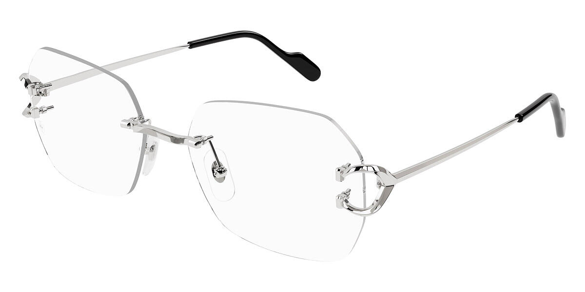 Cartier Demo Geometric Unisex Eyeglasses Cover