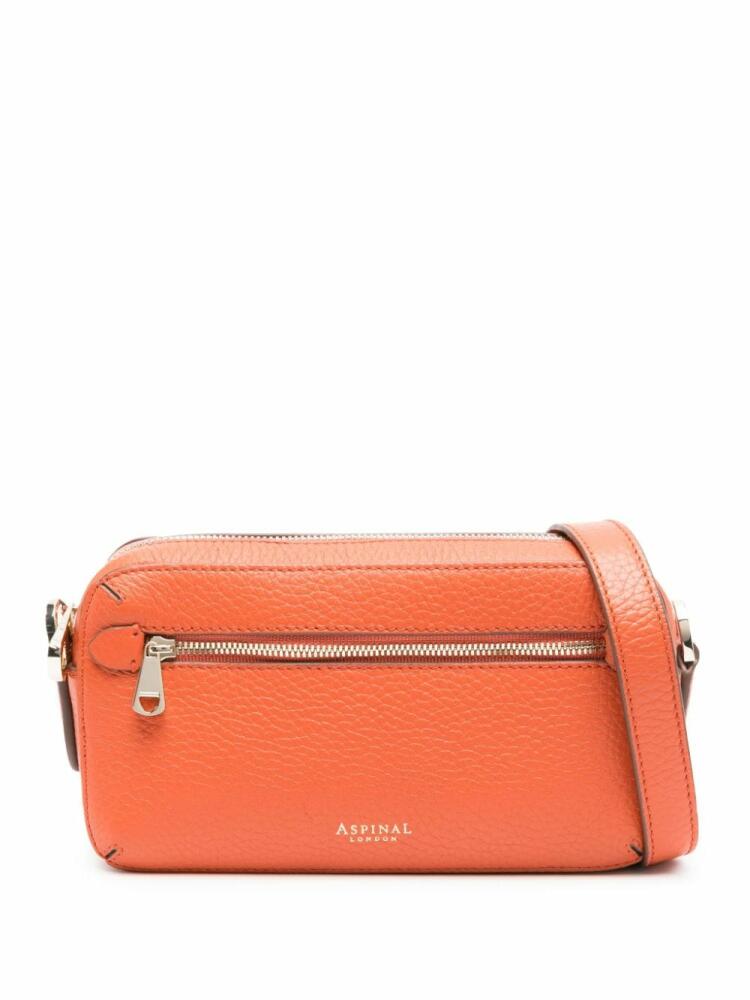 Aspinal Of London Slim Camera cross body bag - Orange Cover