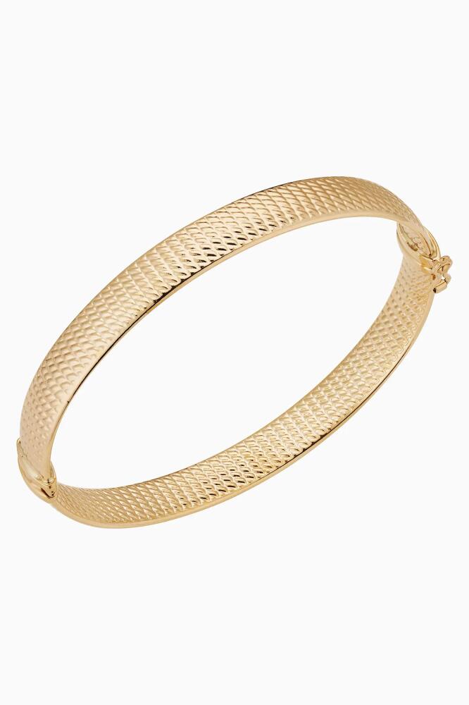 Oradina 14K Yellow Gold Moto Bangle Cover