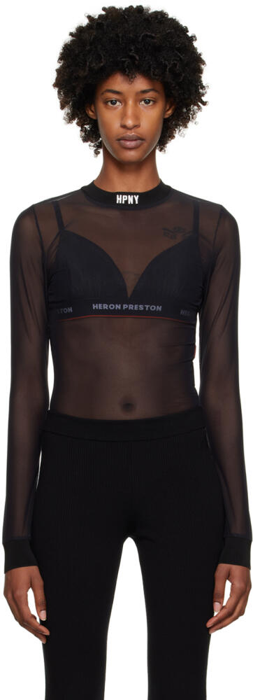 Heron Preston Black 'HPNY' Bodysuit Cover