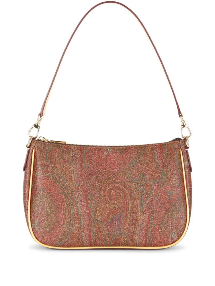 ETRO small Essential paisley-pattern shoulder bag - Brown Cover