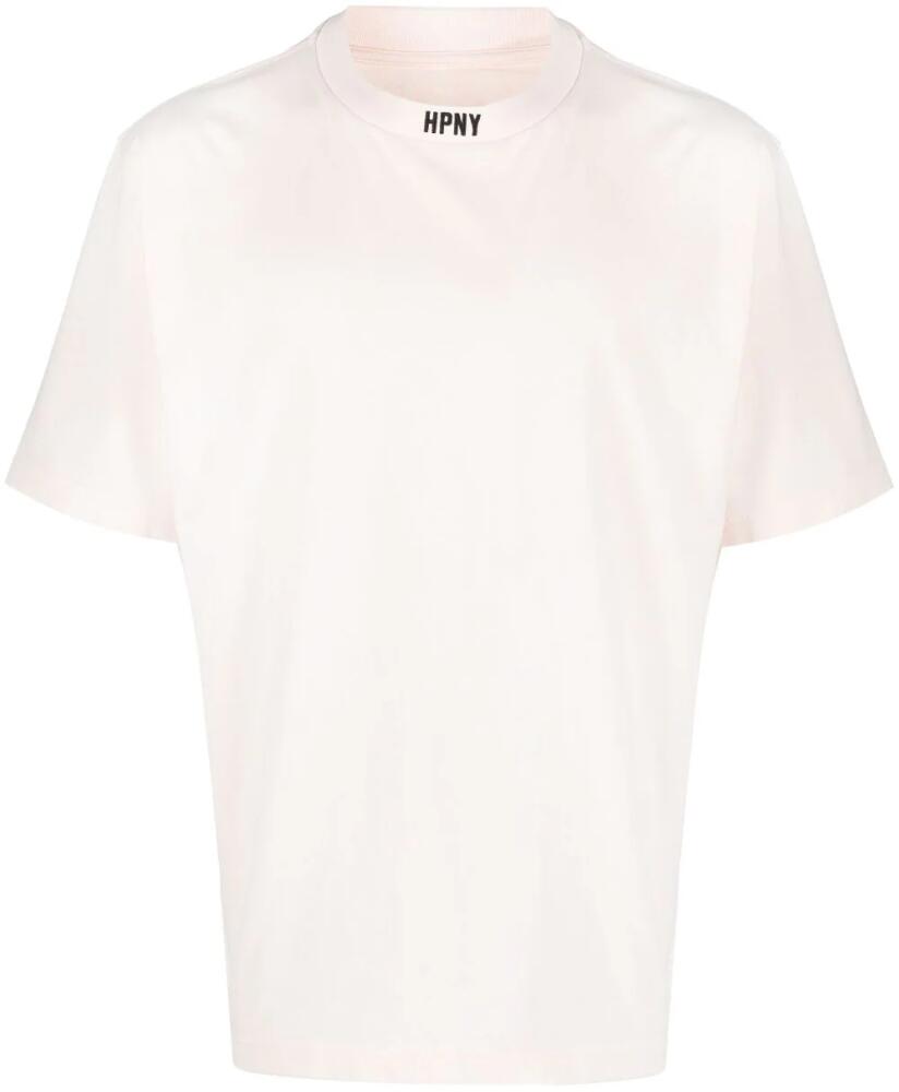 Heron Preston HPNY logo-embroidered T-shirt - Pink Cover