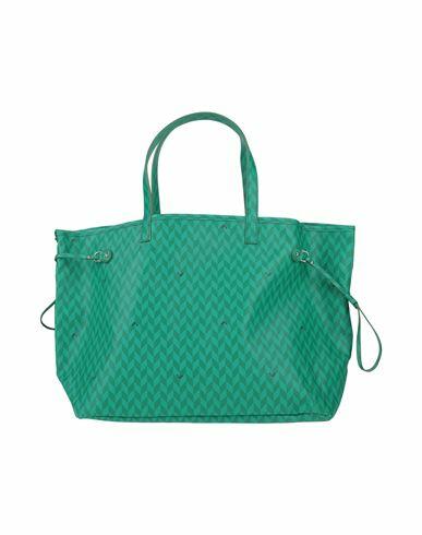 Mia Bag Woman Handbag Green PVC - Polyvinyl chloride Cover