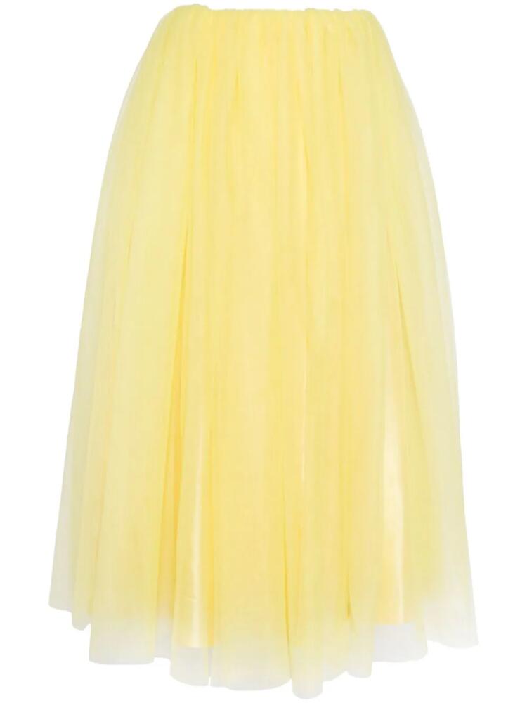 Noir Kei Ninomiya tulle skirt - Yellow Cover