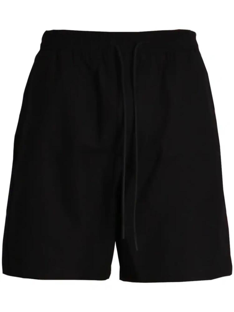 HUGO Dan drawstring cotton shorts - Black Cover