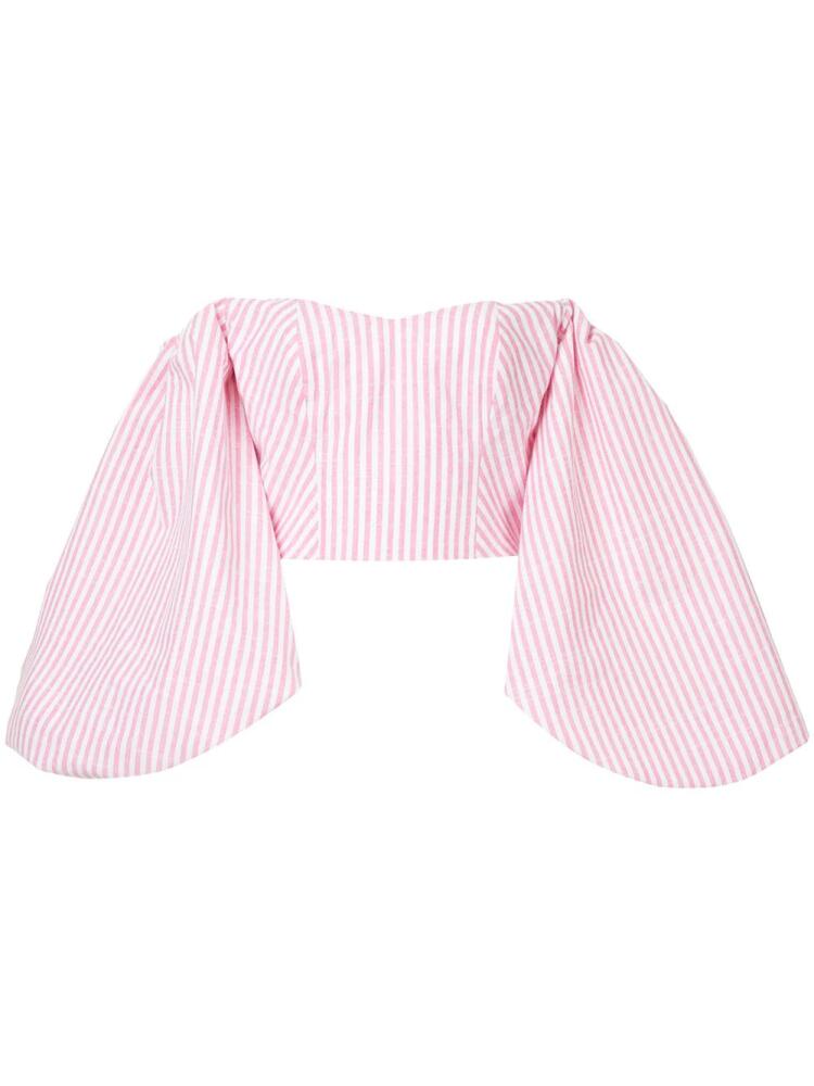 Bambah striped Globo blouse - Pink Cover