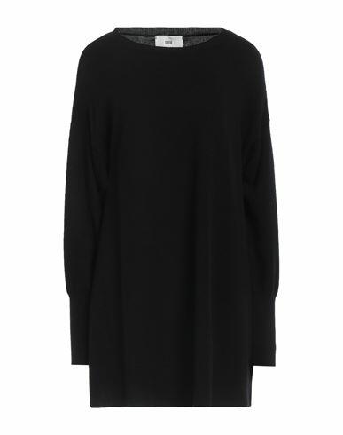 Solotre Woman Sweater Black Wool Cover